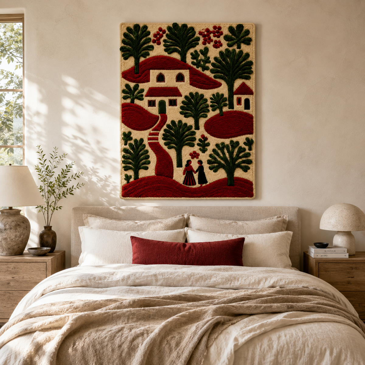 Gilded Quietude wall art by Hewn Earth featuring abstract gold-toned design on textured canvas.