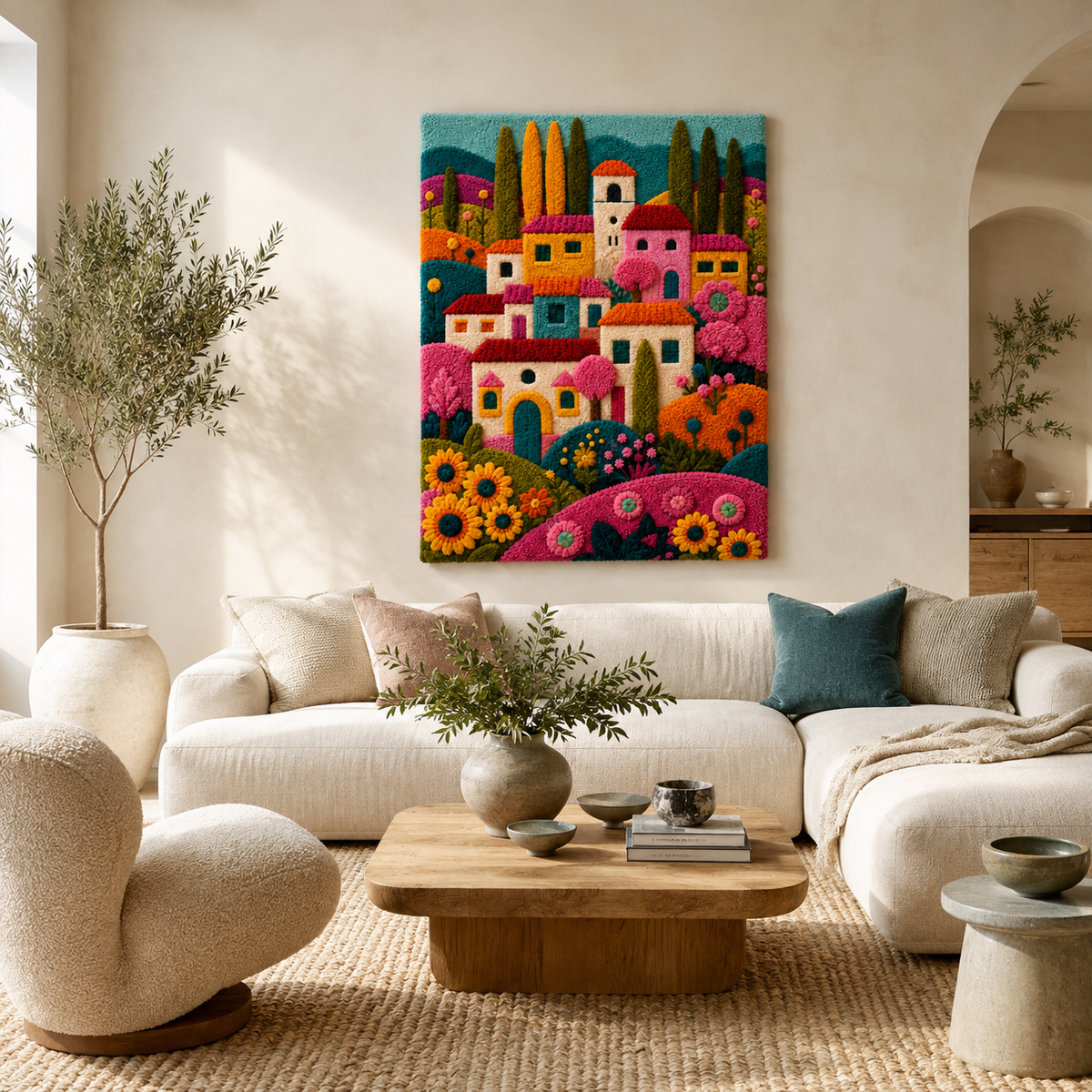 Luminous Zenith wall art by Hewn Earth featuring abstract luminous design in a modern, decorative wall art piece.