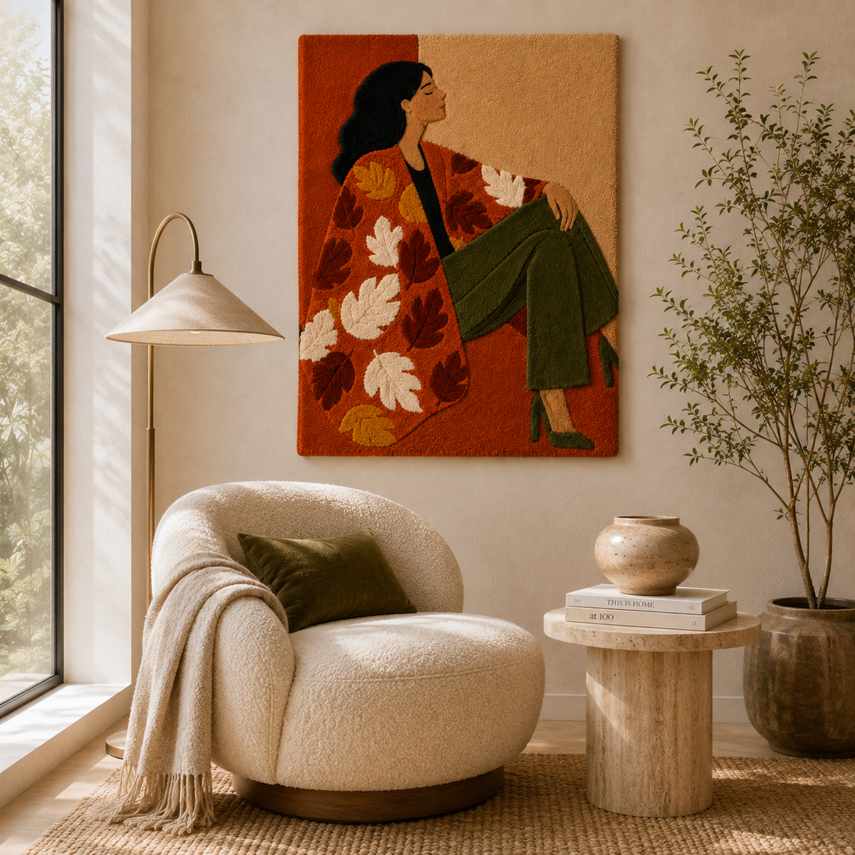 Luminous Jubilee wall art by Hewn Earth featuring abstract luminous design on a textured surface.
