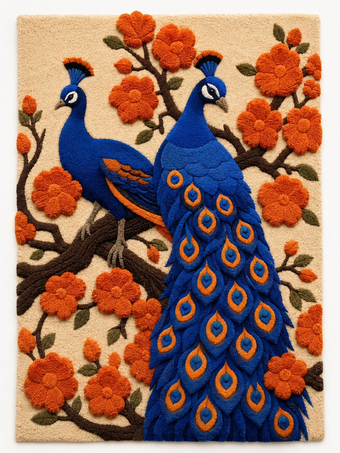 Hewn Earth Gilded Aviary wall art featuring a detailed bird design on a decorative gold-toned background.