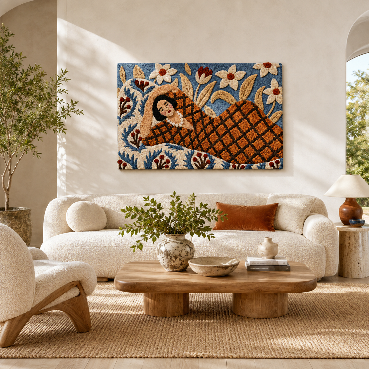 Hewn Earth Afterglow Nightfall wall art featuring a serene night sky with glowing sunset hues, ideal for modern home decor.