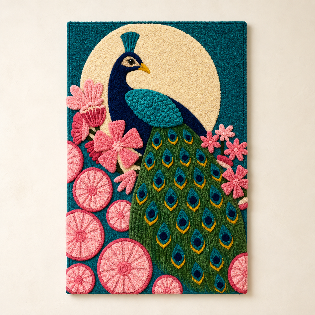 Gilded Kingfisher wall art by Hewn Earth featuring a vibrant, detailed illustration of a kingfisher bird on a decorative background
