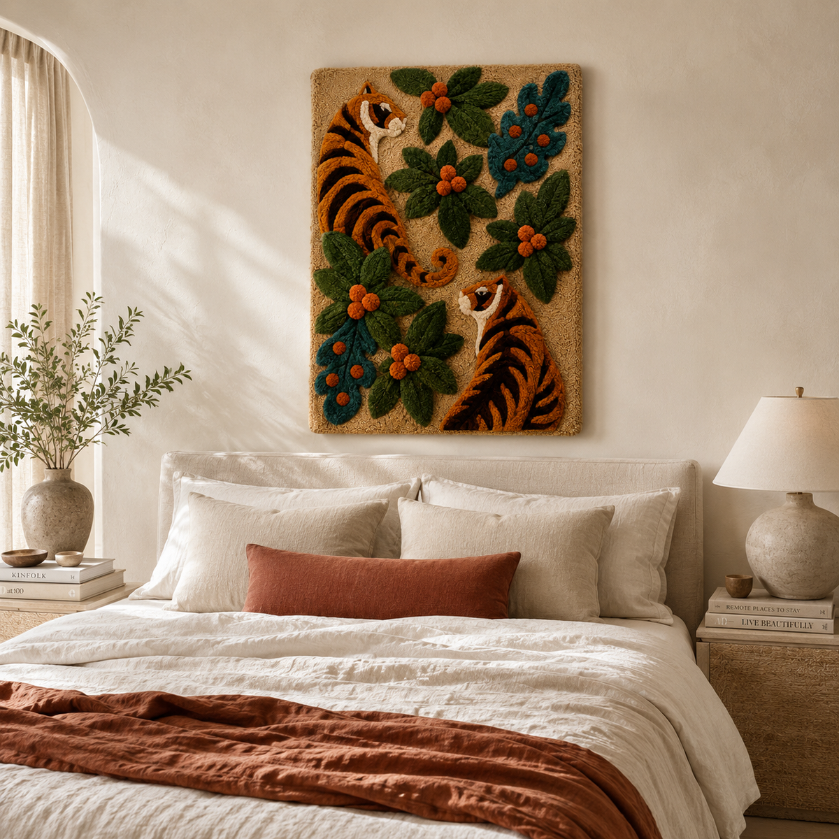Hewn Earth Gilded Inlet wall art featuring a textured, gilded design with natural tones, perfect for modern home decor.