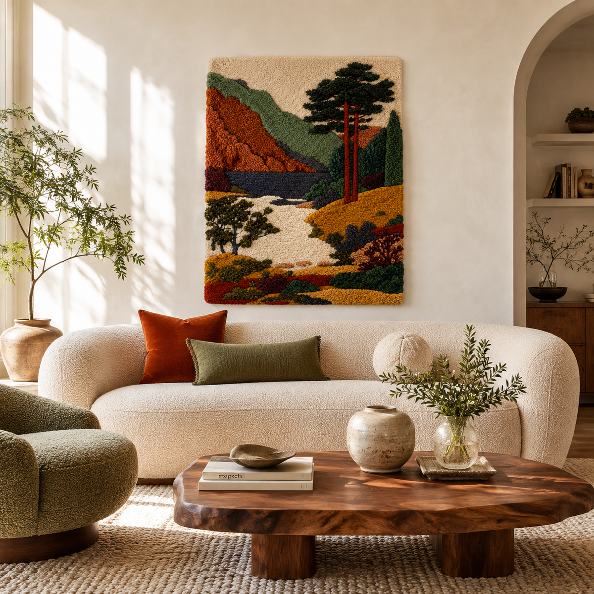 Hewn Earth Afterglow Wildflower wall art featuring vibrant wildflower design in a modern frame, perfect for contemporary home decor.