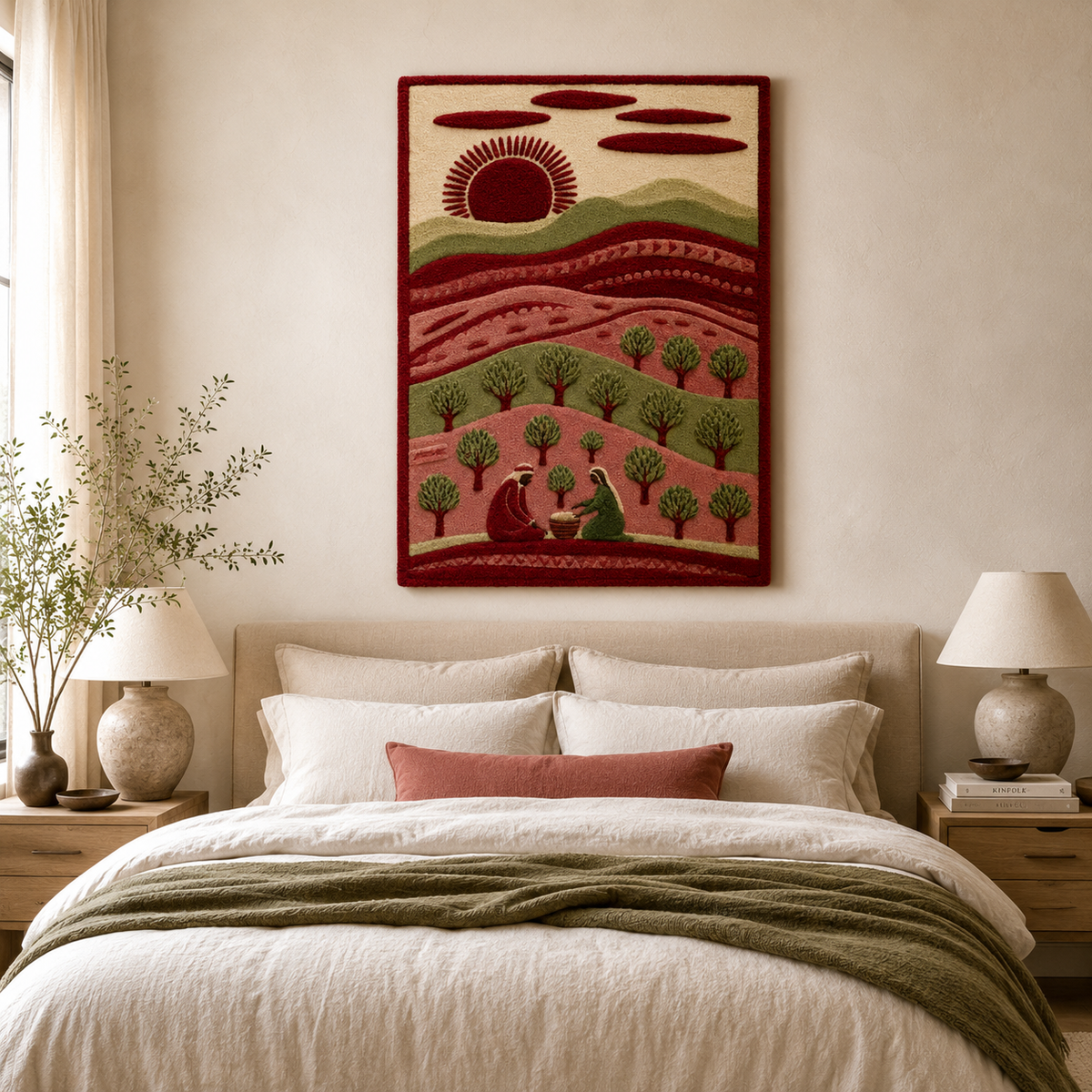 Luminous Koi wall art by Hewn Earth featuring a vibrant koi fish design for modern home decor.