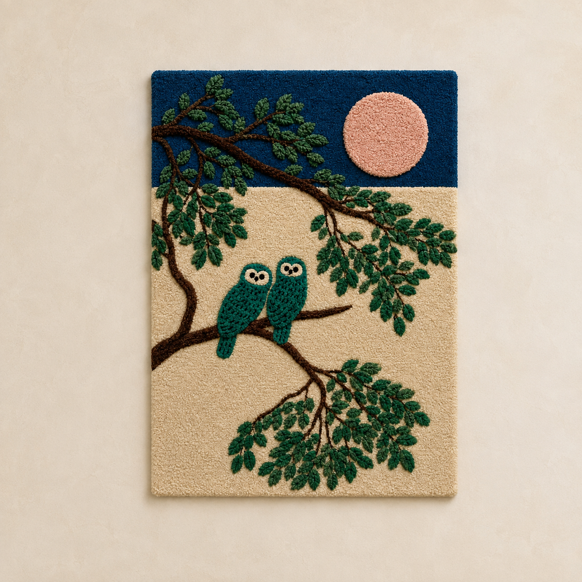 Hewn Earth Cinder Meadow wall art featuring a nature-inspired design with earthy tones and intricate details.
