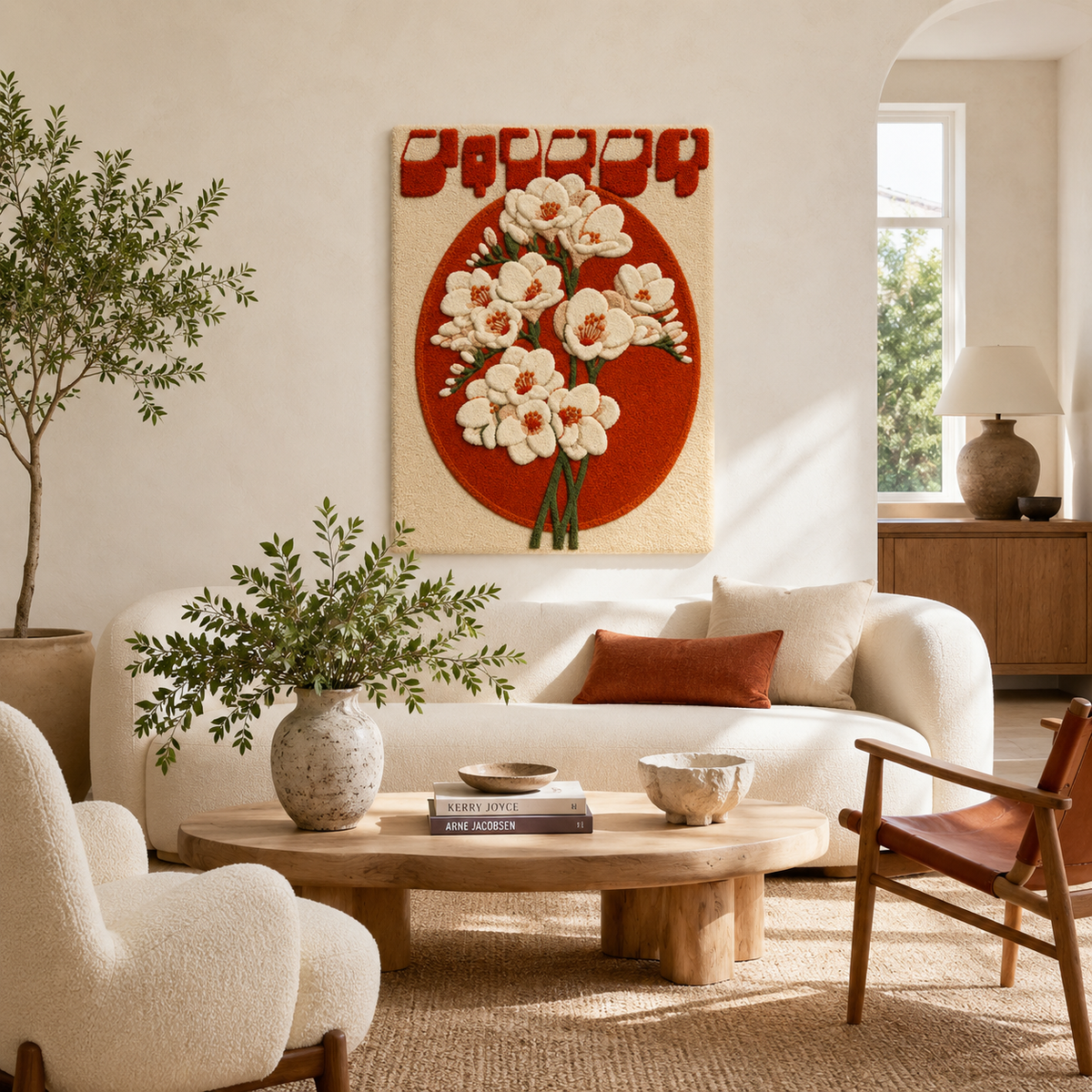 Hewn Earth Afterglow Quarry wall art featuring abstract earthy tones and textured design for modern home decor.