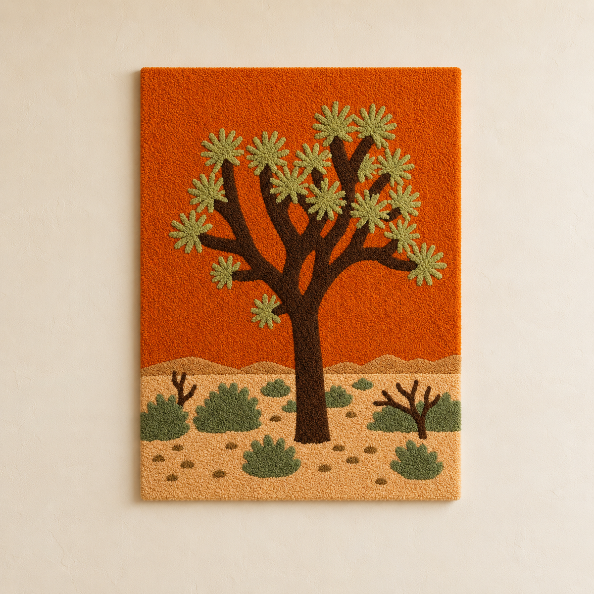 Hewn Earth Cinder Xanadu wall art featuring abstract earthy tones and textured design for modern interior decor.
