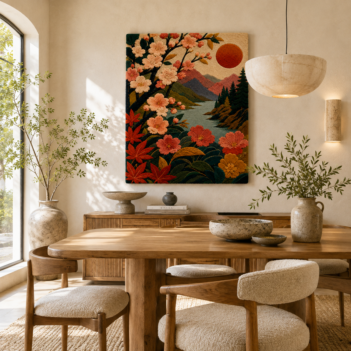 Hewn Earth Gilded Lantern wall art featuring a detailed, gold-toned lantern design on a neutral background.