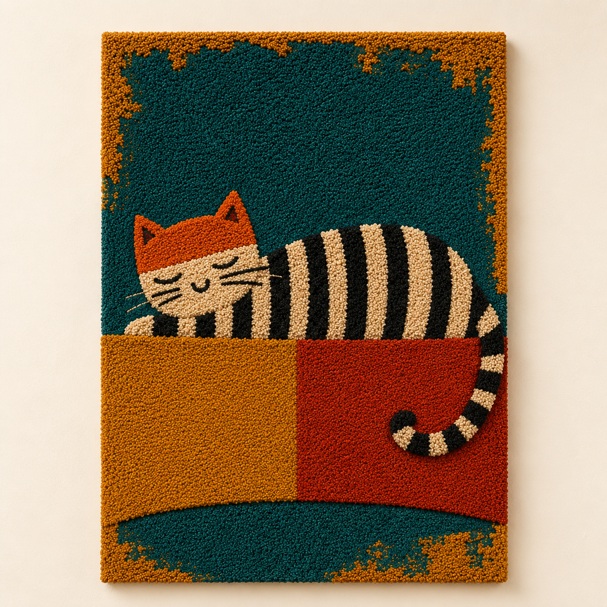 Hewn Earth Luminous Quietude wall art featuring abstract light and shadow design on a textured canvas.