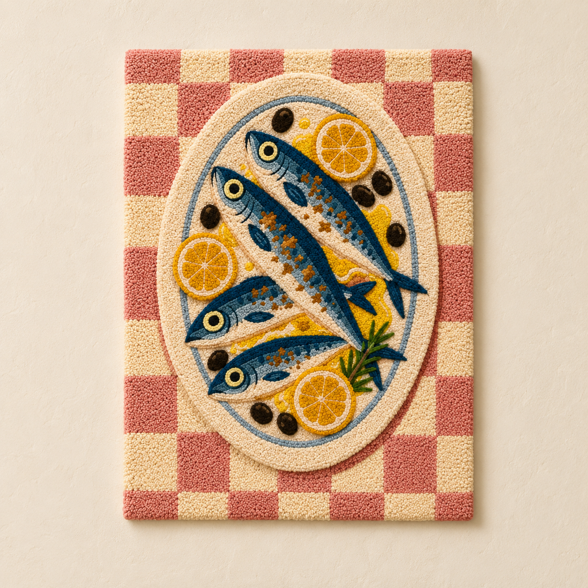 Hewn Earth Cinder Garden wall art featuring natural earthy tones and abstract garden-inspired design on a textured canvas.