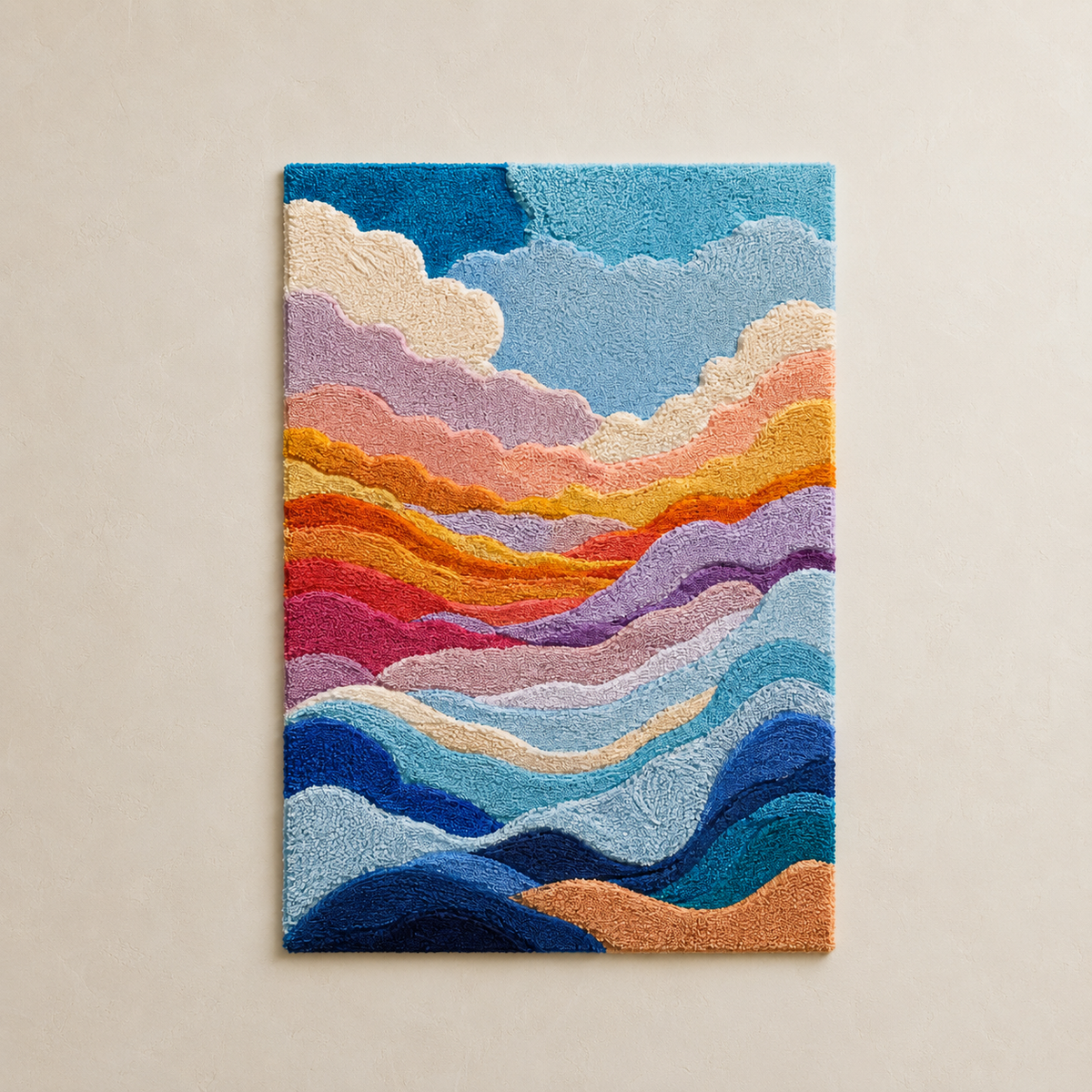 Ember Nightingale Hewn Earth wall art featuring a detailed, nature-inspired design on a sleek, modern wall art piece.