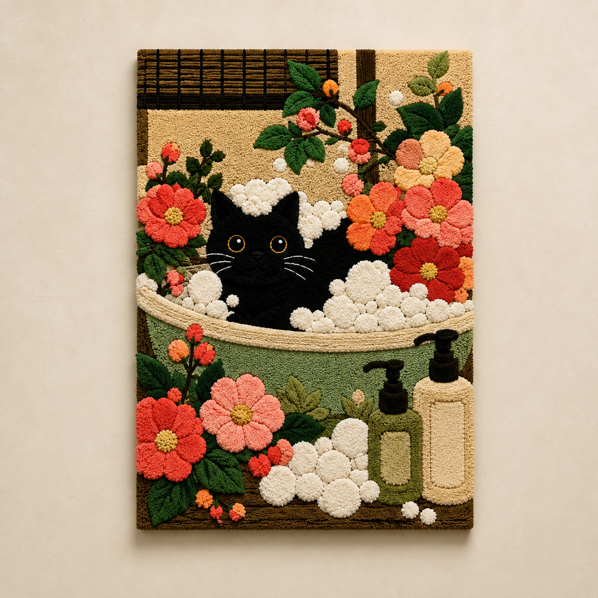 Hewn Earth Gilded Estuary wall art featuring a gold-accented abstract landscape design on a neutral background.