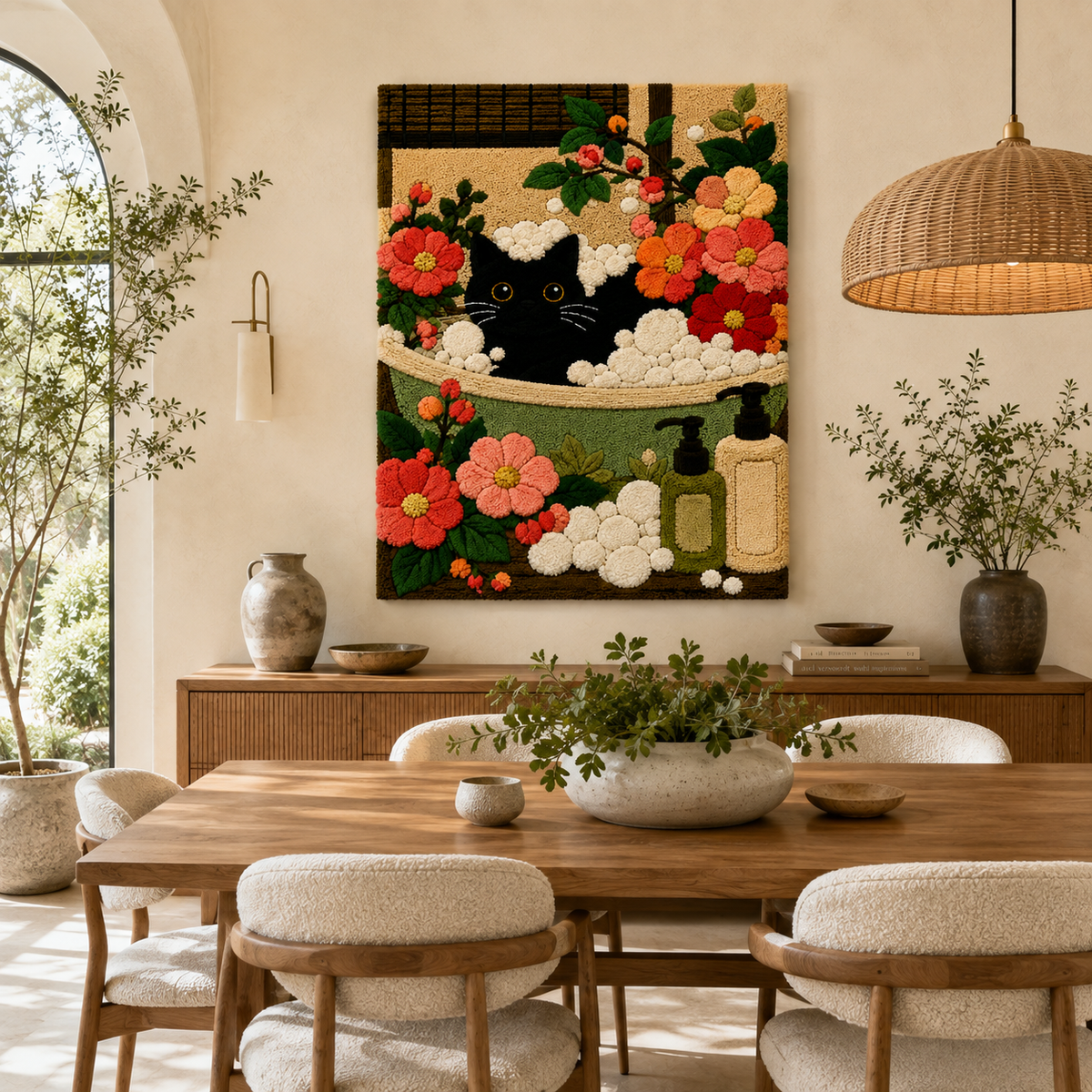 Hewn Earth Gilded Estuary wall art featuring abstract coastal scene with gold accents, modern decor for living space.