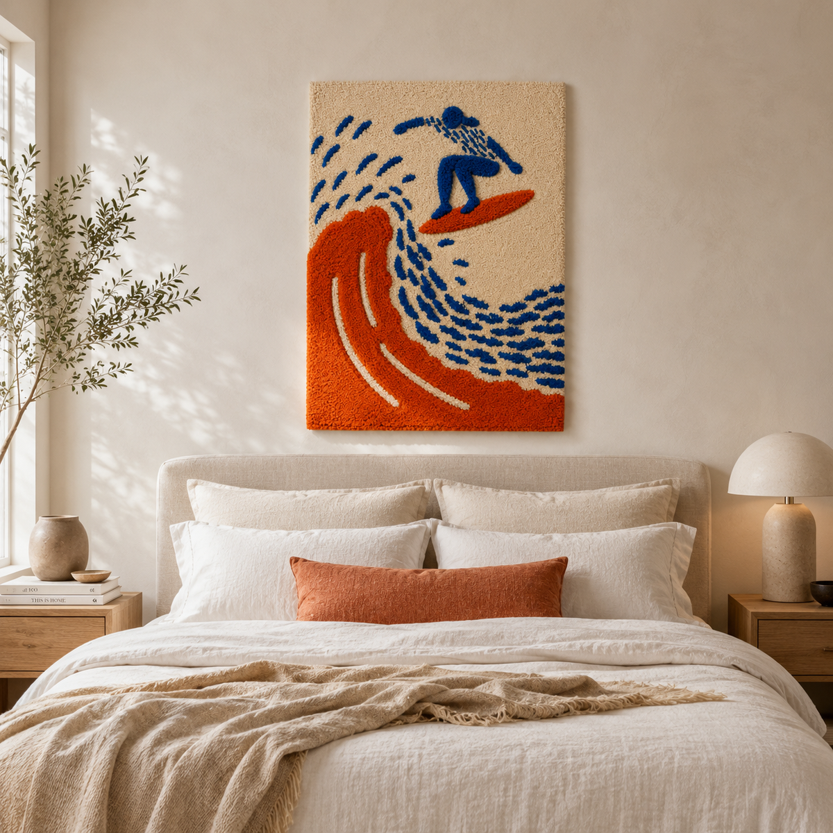 Luminous Aviary wall art by Hewn Earth featuring a vibrant, detailed depiction of colorful birds in an airy, natural setting.