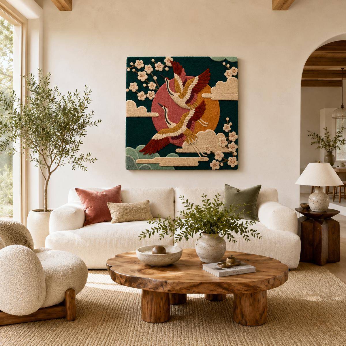 Colorful wall art titled Afterglow Arcade by Hewn Earth featuring vibrant, abstract arcade-inspired design for modern home decor