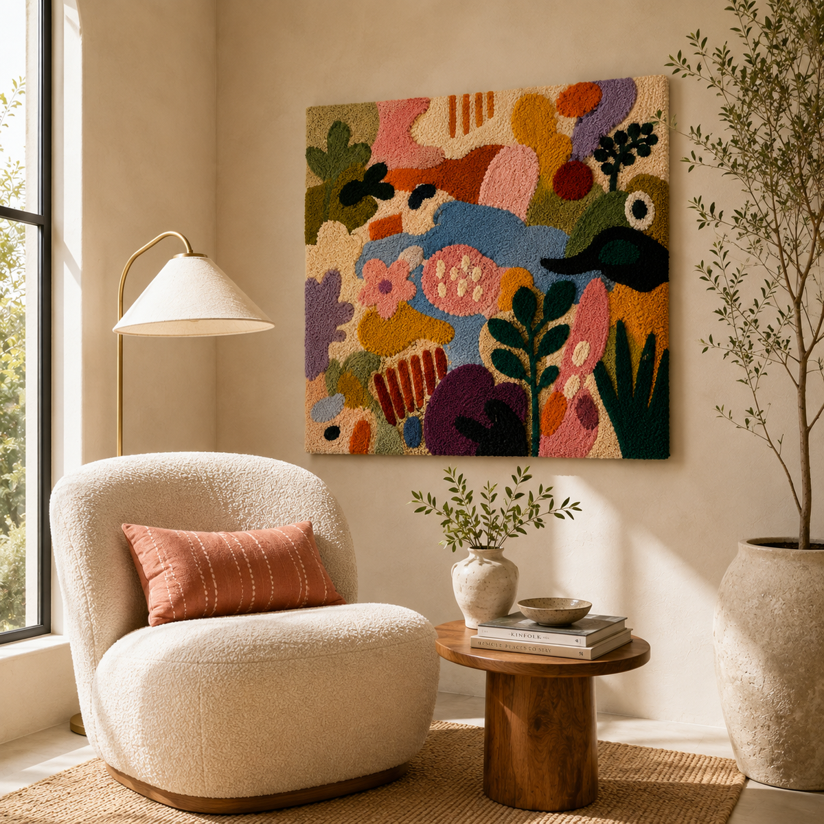 Hewn Earth Gilded Veranda wall art featuring a detailed, gilded veranda scene for elegant interior decor.