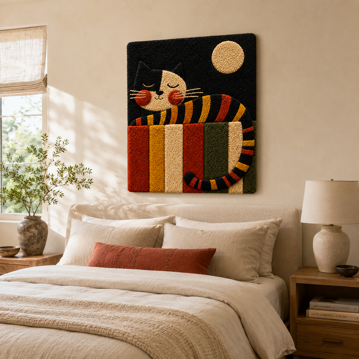 Luminous Dunes wall art by Hewn Earth featuring a luminous desert scene with warm tones and textured design.