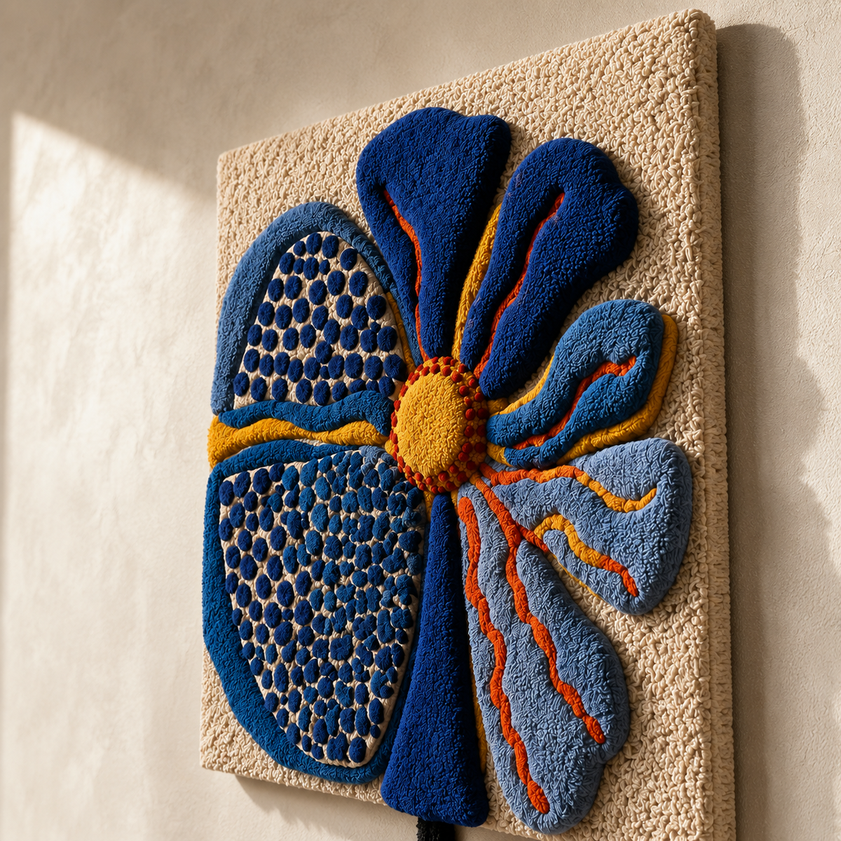 Hewn Earth luminous wall art lantern with warm lighting, featuring intricate design, suitable for modern home decor.
