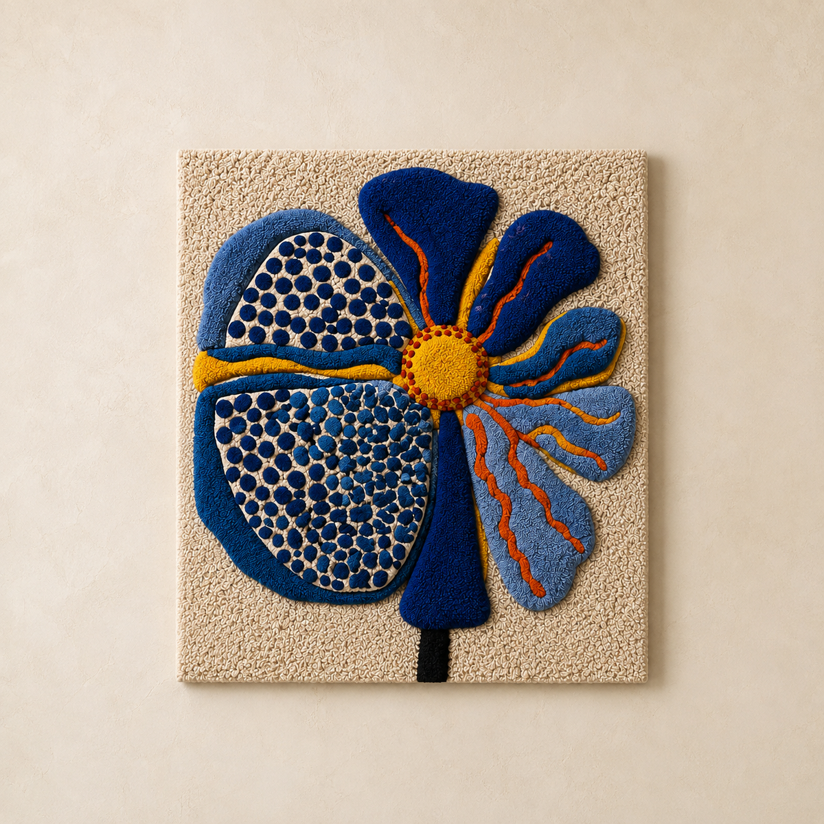 Hewn Earth luminous lantern wall art featuring a glowing, artistic wall decor piece with warm light and intricate design details.