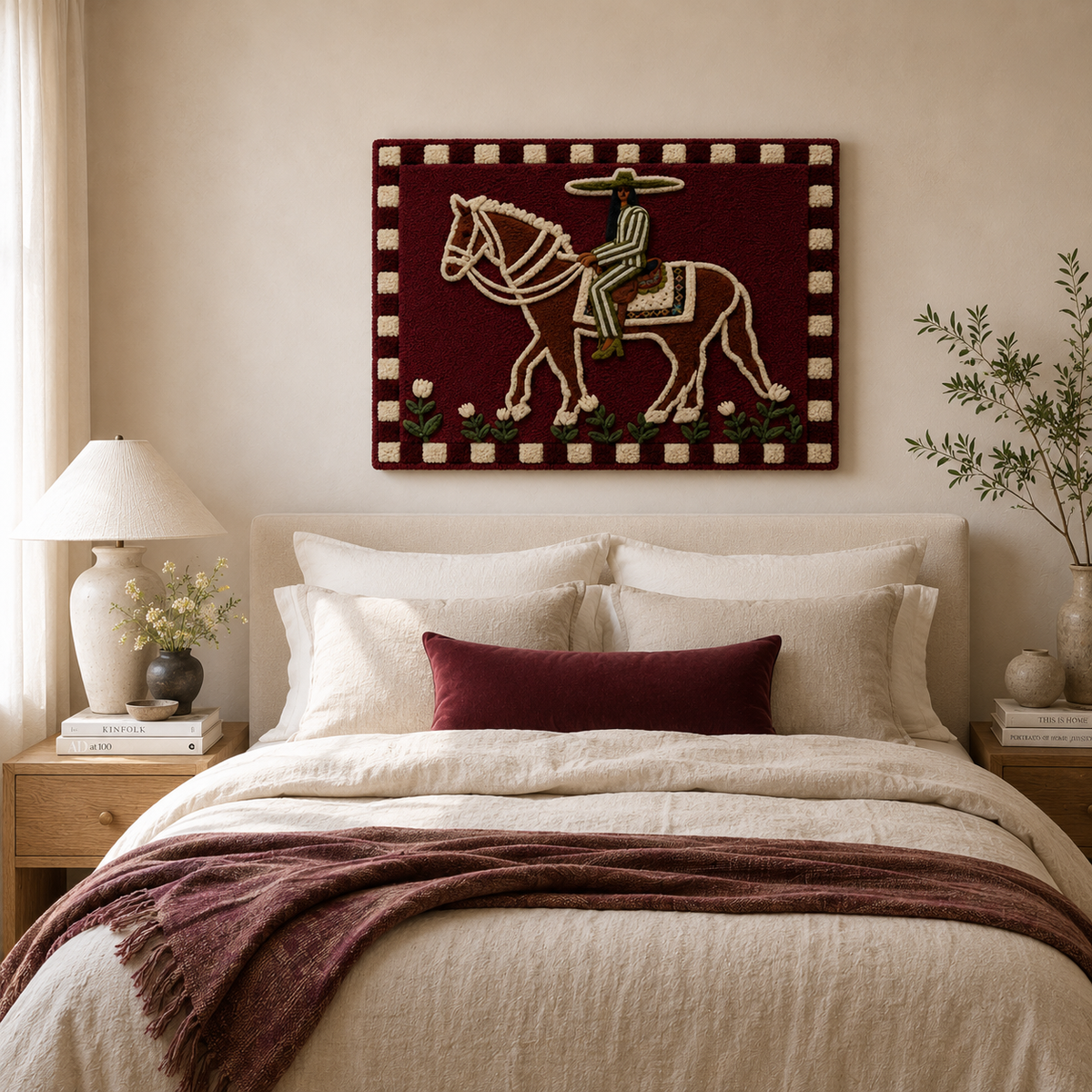 Hewn Earth Luminous Jardin wall art featuring a vibrant, luminous garden scene with intricate botanical details for indoor decor.