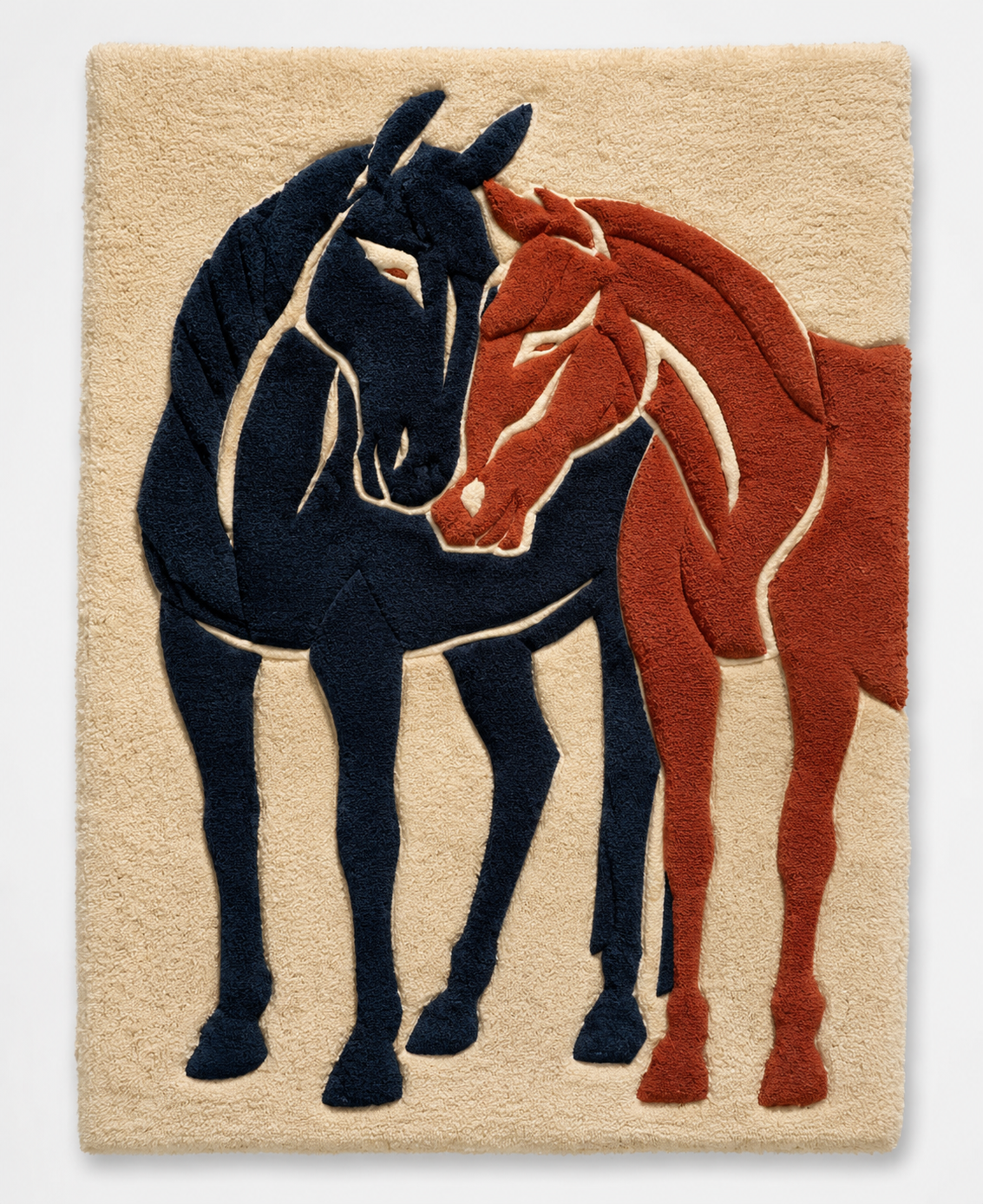 Hewn Earth Afterglow Quietude wall art featuring abstract landscape in calming tones, suitable for modern home decor.