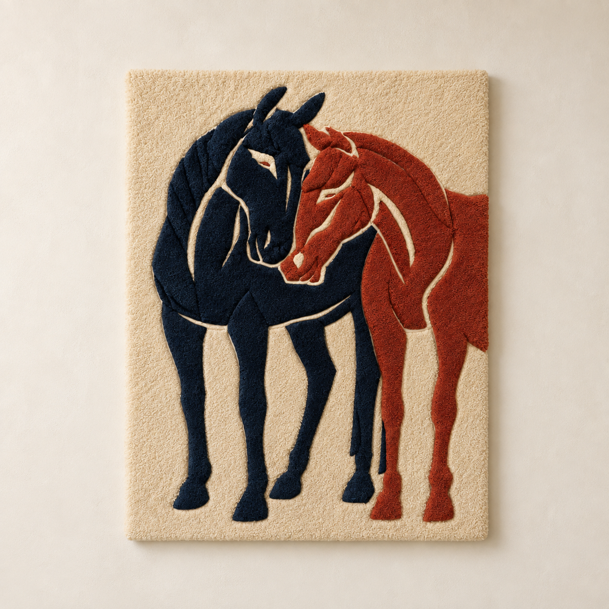 Hewn Earth Afterglow Quietude wall art featuring abstract, muted tones on a textured surface for modern interior decor