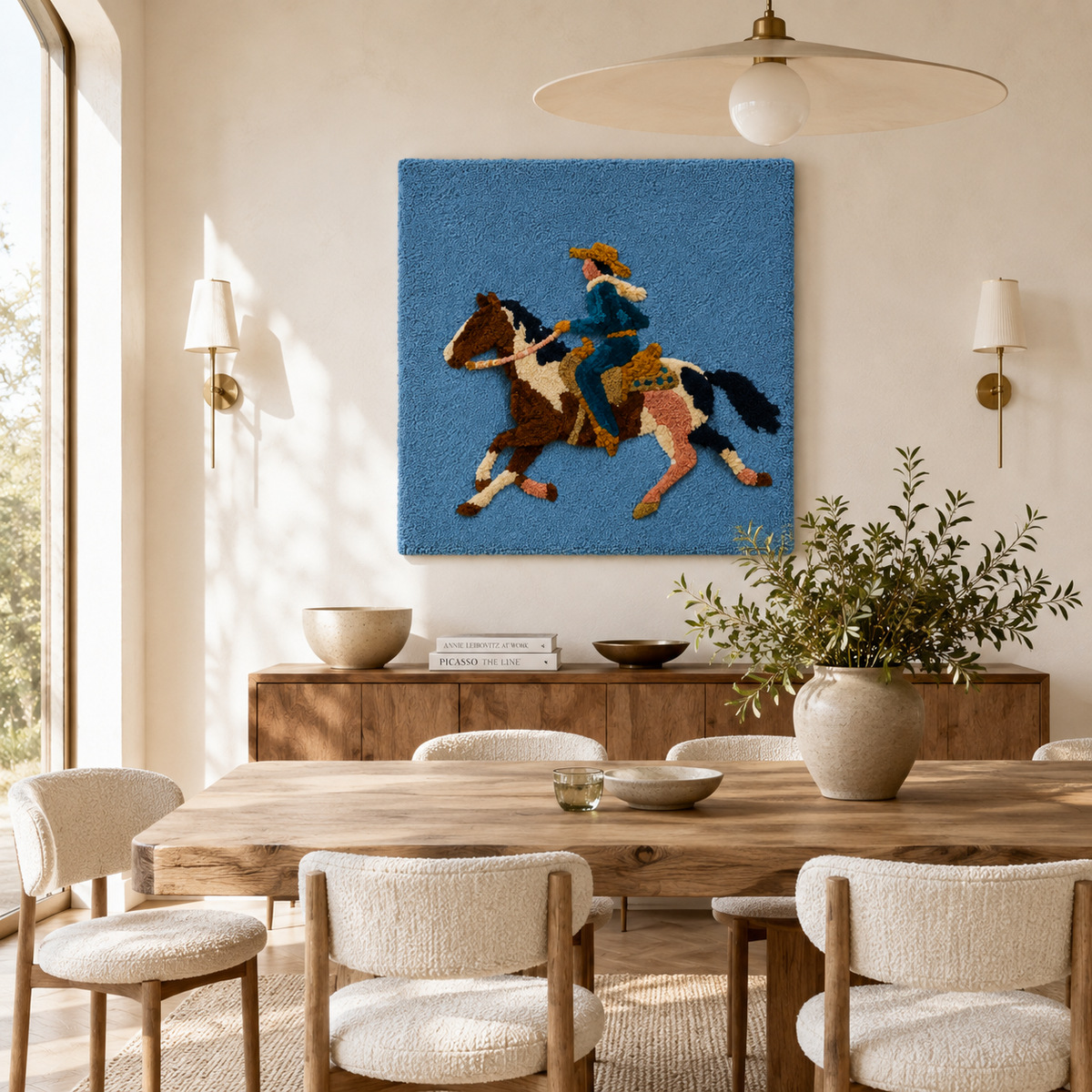 Luminous Umber wall art by Hewn Earth features a textured, earthy-toned abstract design suitable for modern interior decor.