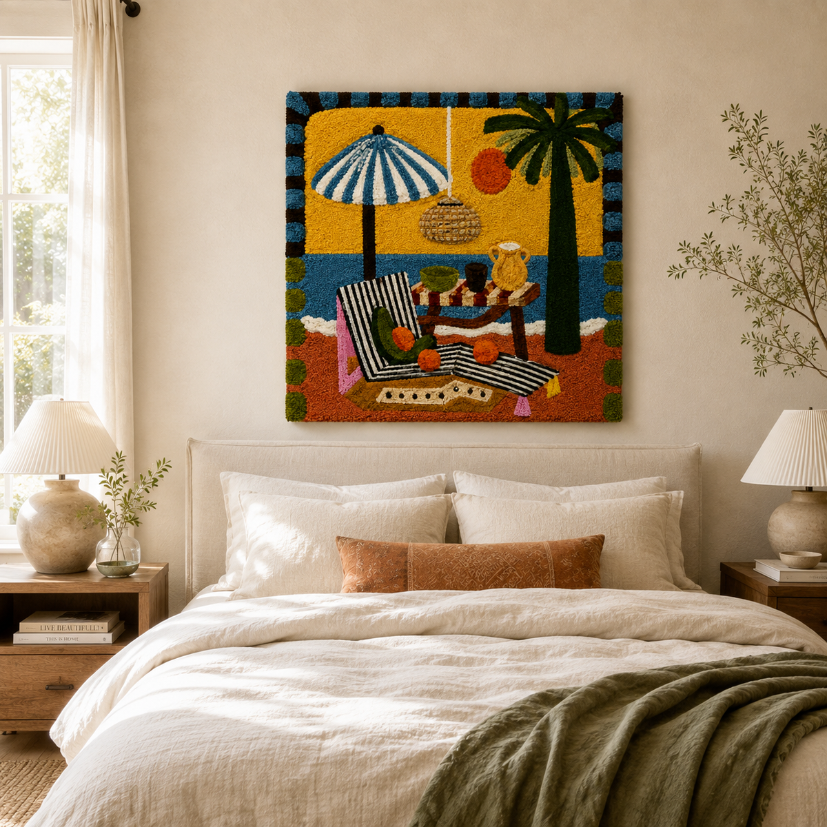 Luminous Solstice wall art by Hewn Earth featuring a vibrant, luminous design on a canvas or framed display