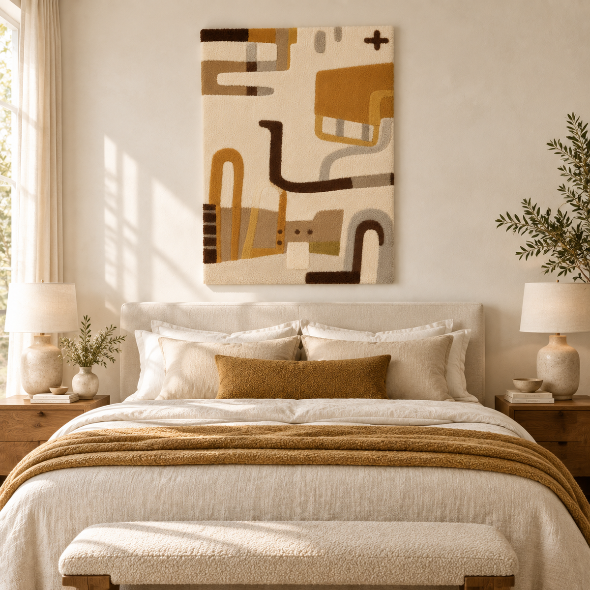 Honey Linework Assembly — room setting 1