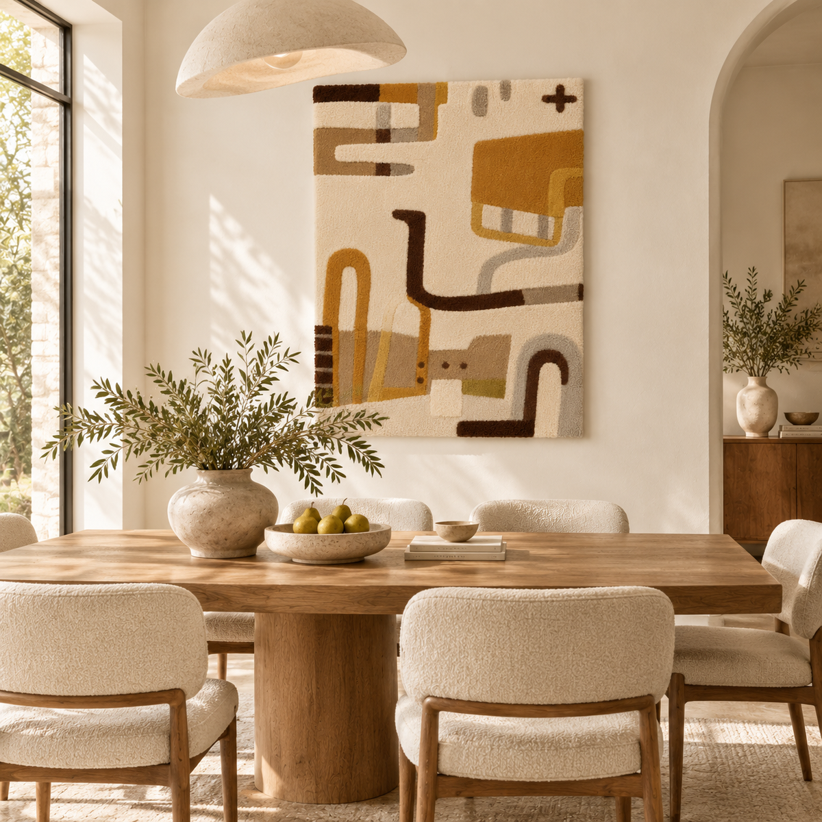 Honey Linework Assembly — room setting 2