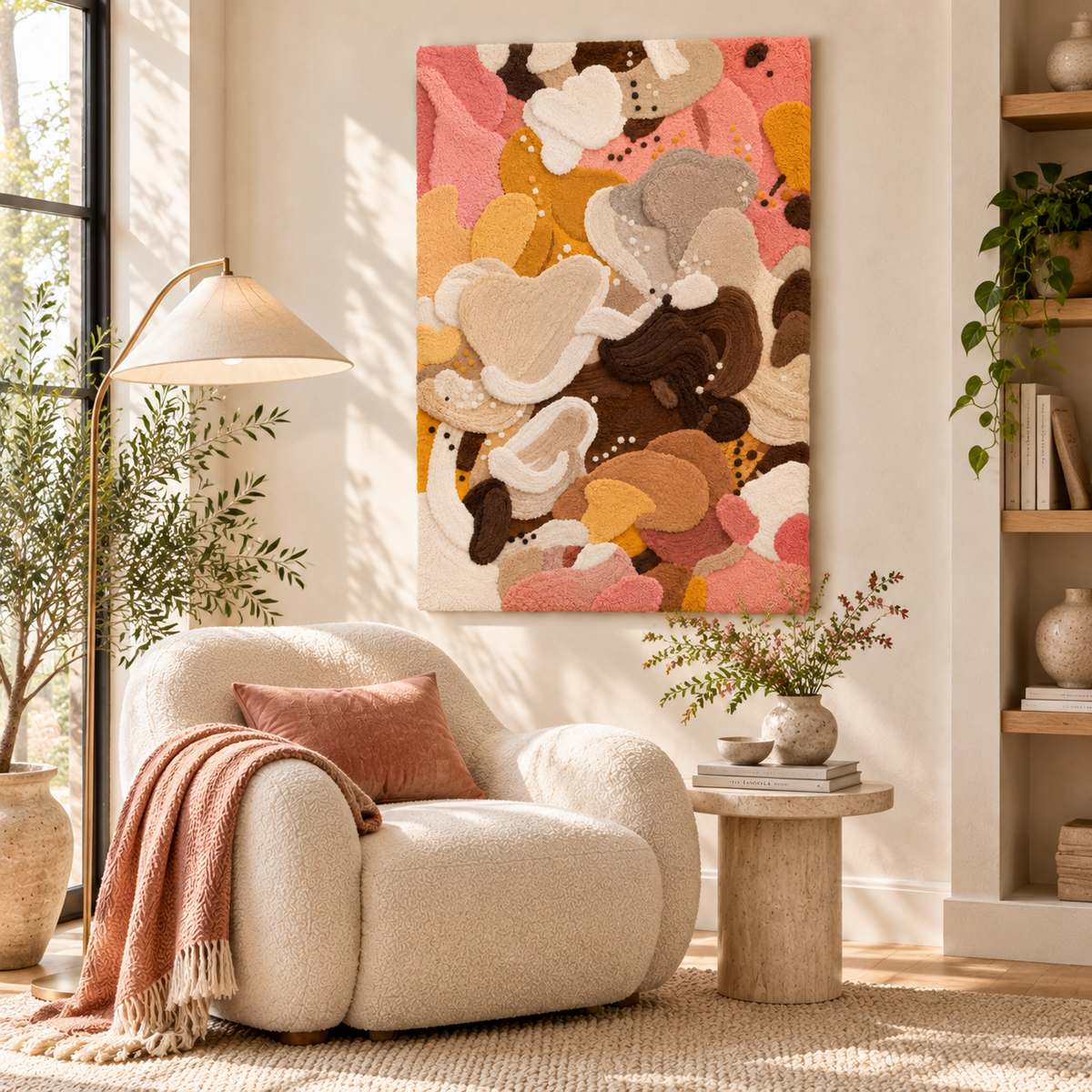 Honeyed Petal Drift — room setting 3