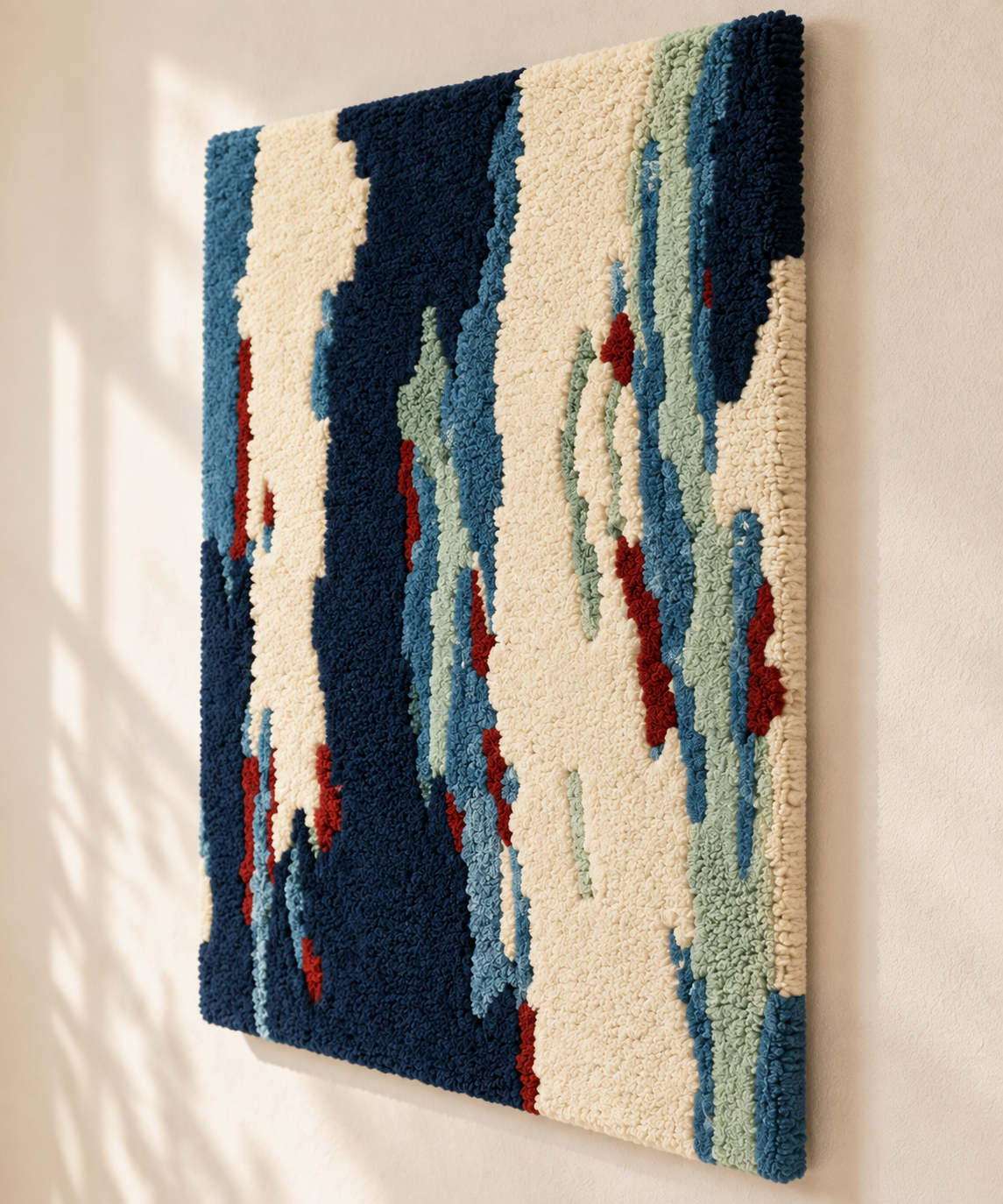 Indigo Rainfall Study — angled relief view