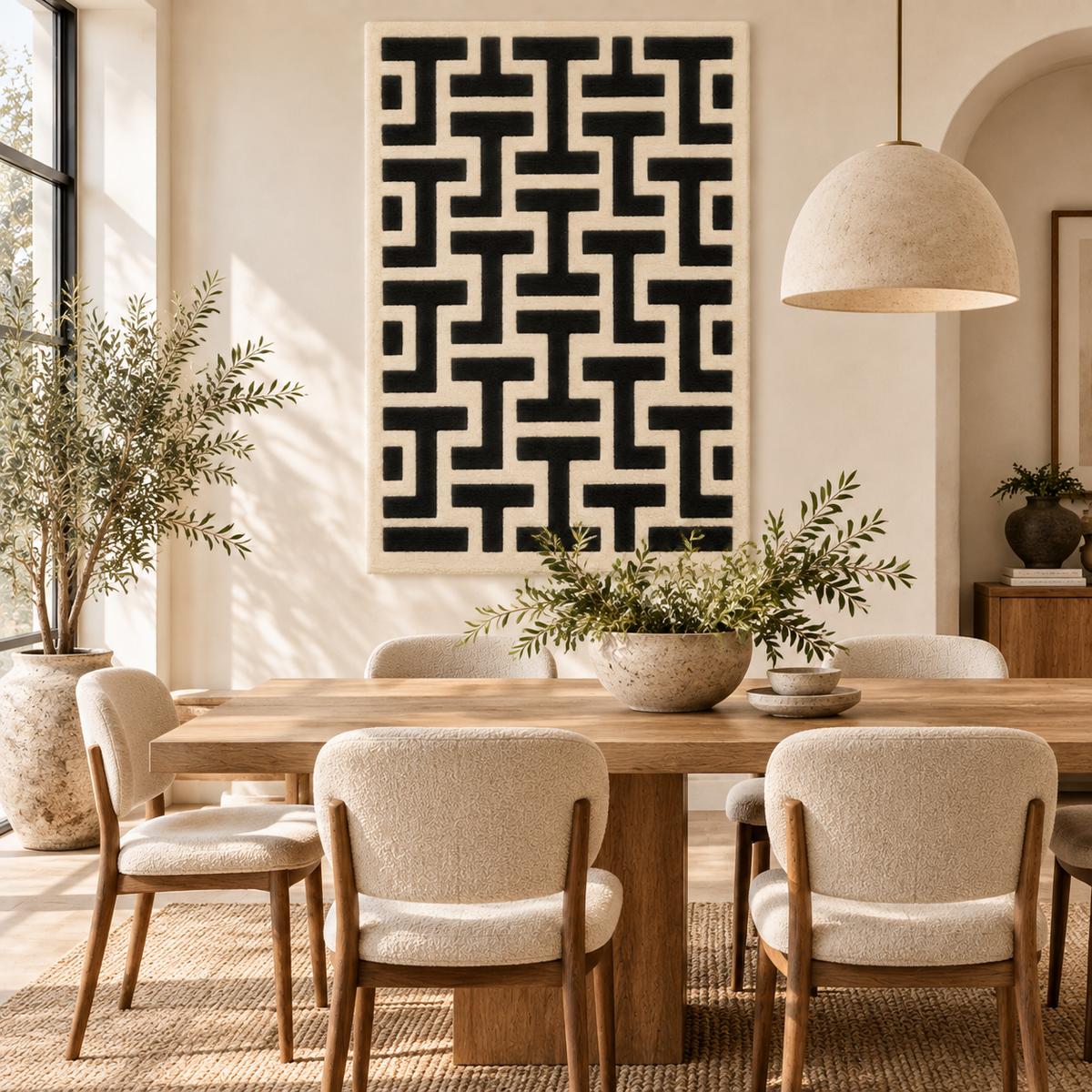 Ink Maze Interlock — front-facing room scene [room-front]
