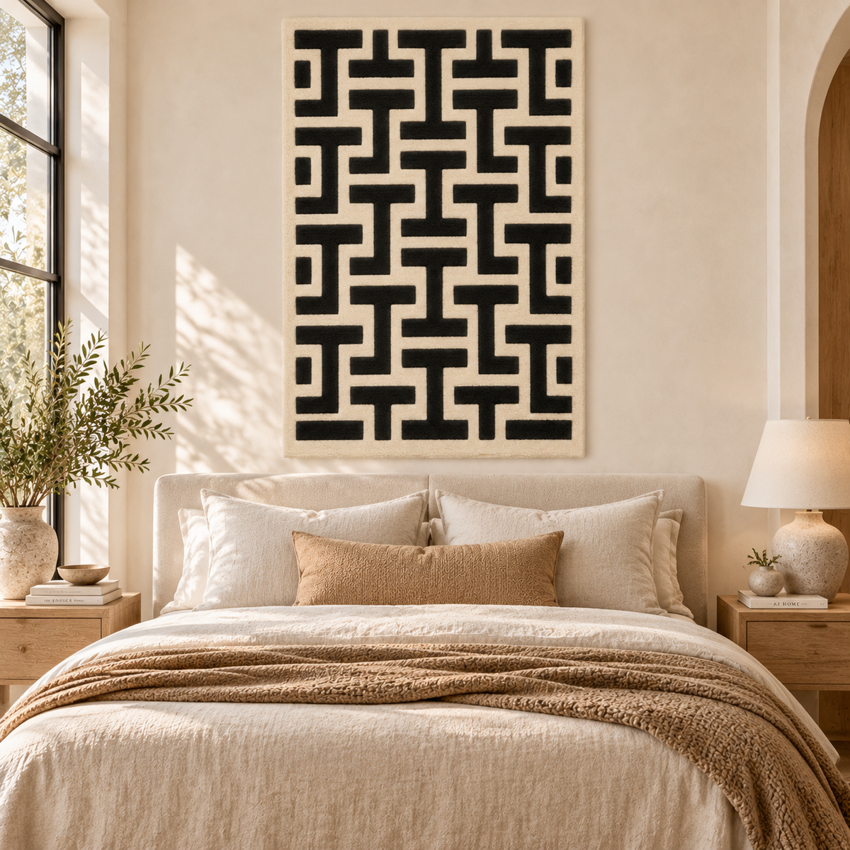 Ink Maze Interlock — front-facing room scene [room-front]