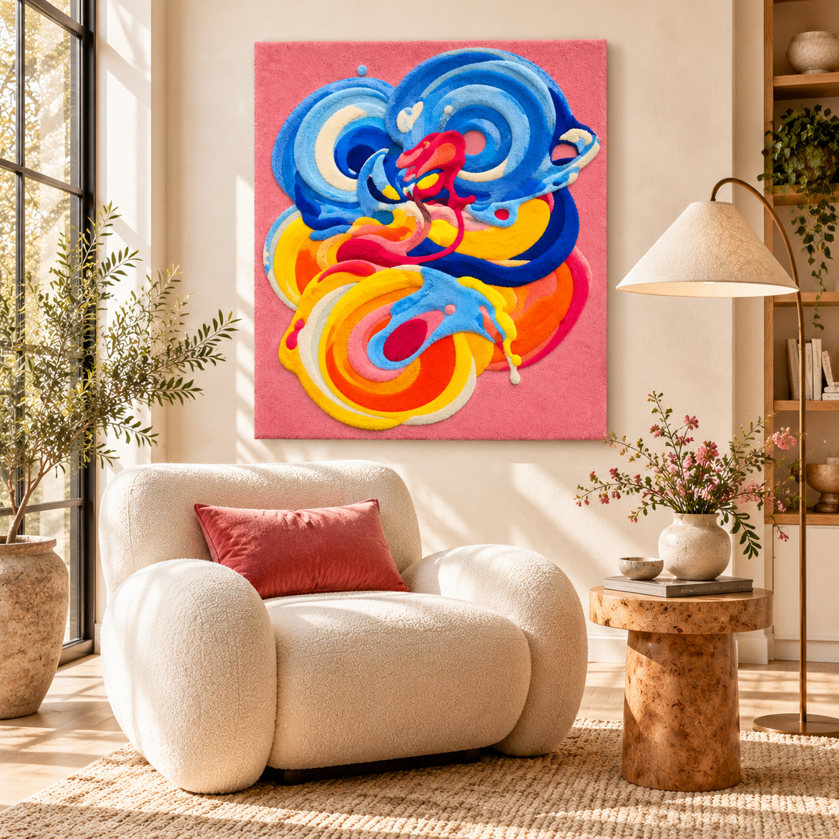 Azure Carnival by Isabelle Breitkopf — room setting