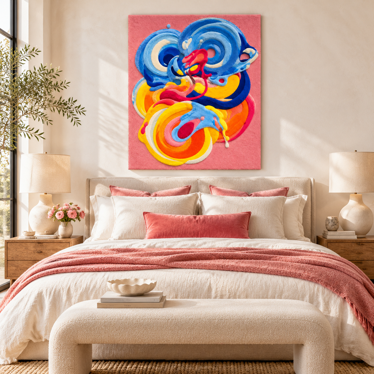Azure Carnival by Isabelle Breitkopf — room setting