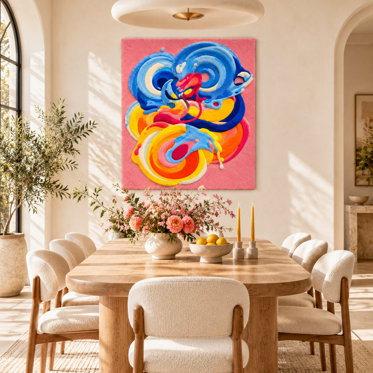 Azure Carnival by Isabelle Breitkopf — room setting