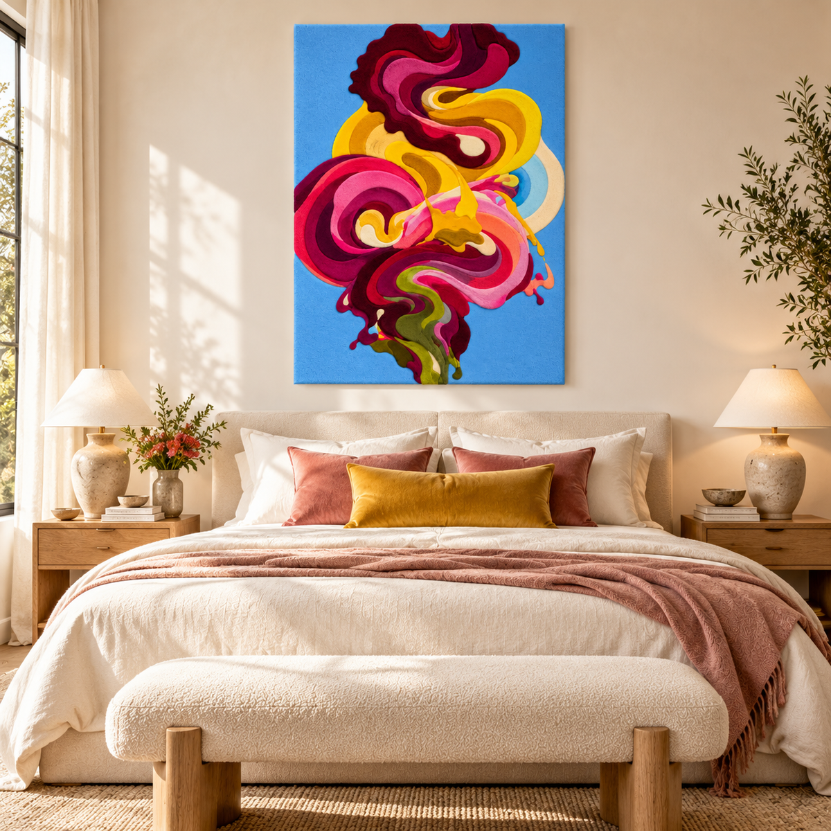 Cerulean Carnival by Isabelle Breitkopf — room setting