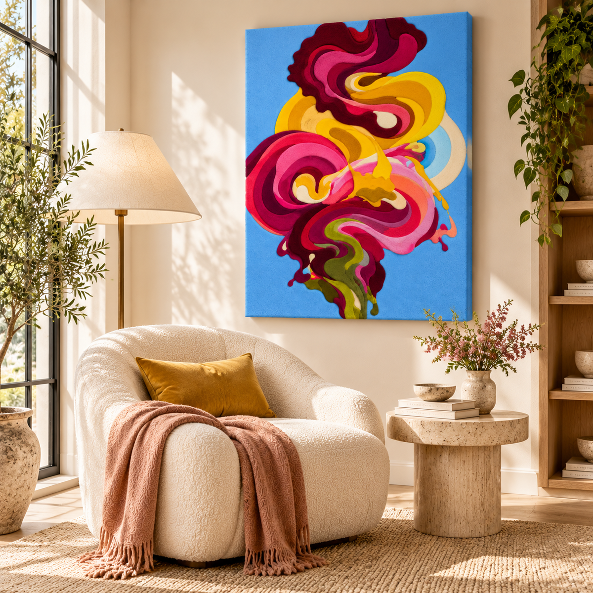 Cerulean Carnival by Isabelle Breitkopf — room setting