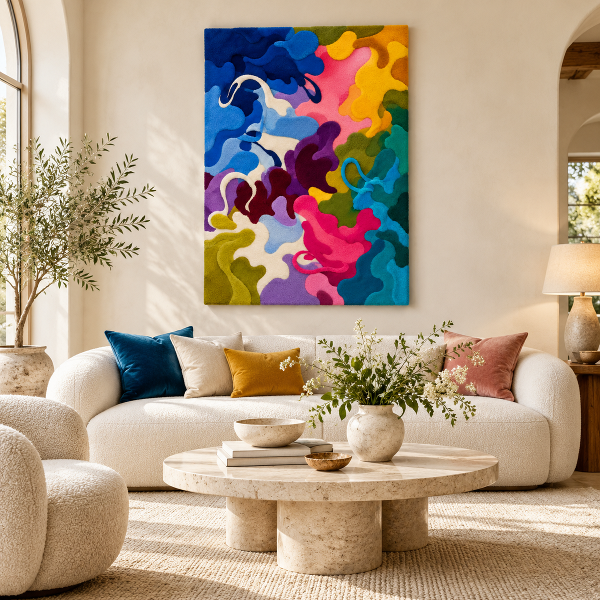 Chromatic Estuary by Isabelle Breitkopf — front-facing room scene [room-front]