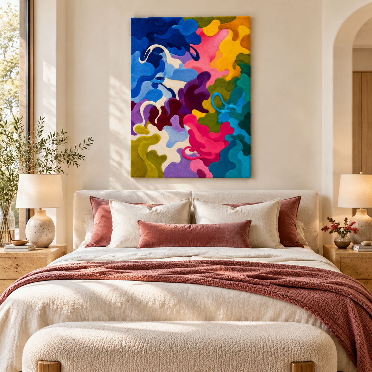 Chromatic Estuary by Isabelle Breitkopf — room setting