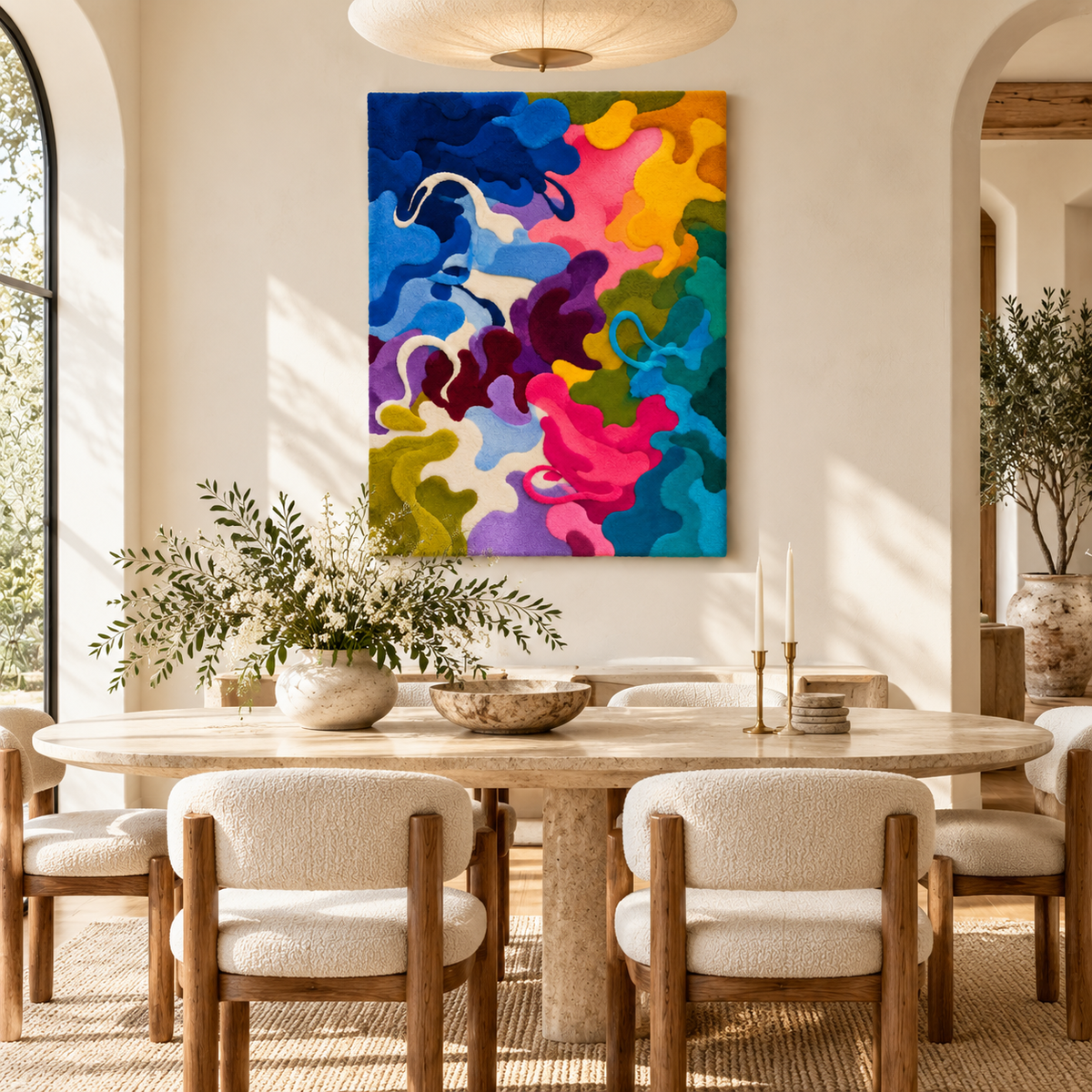 Chromatic Estuary by Isabelle Breitkopf — room setting
