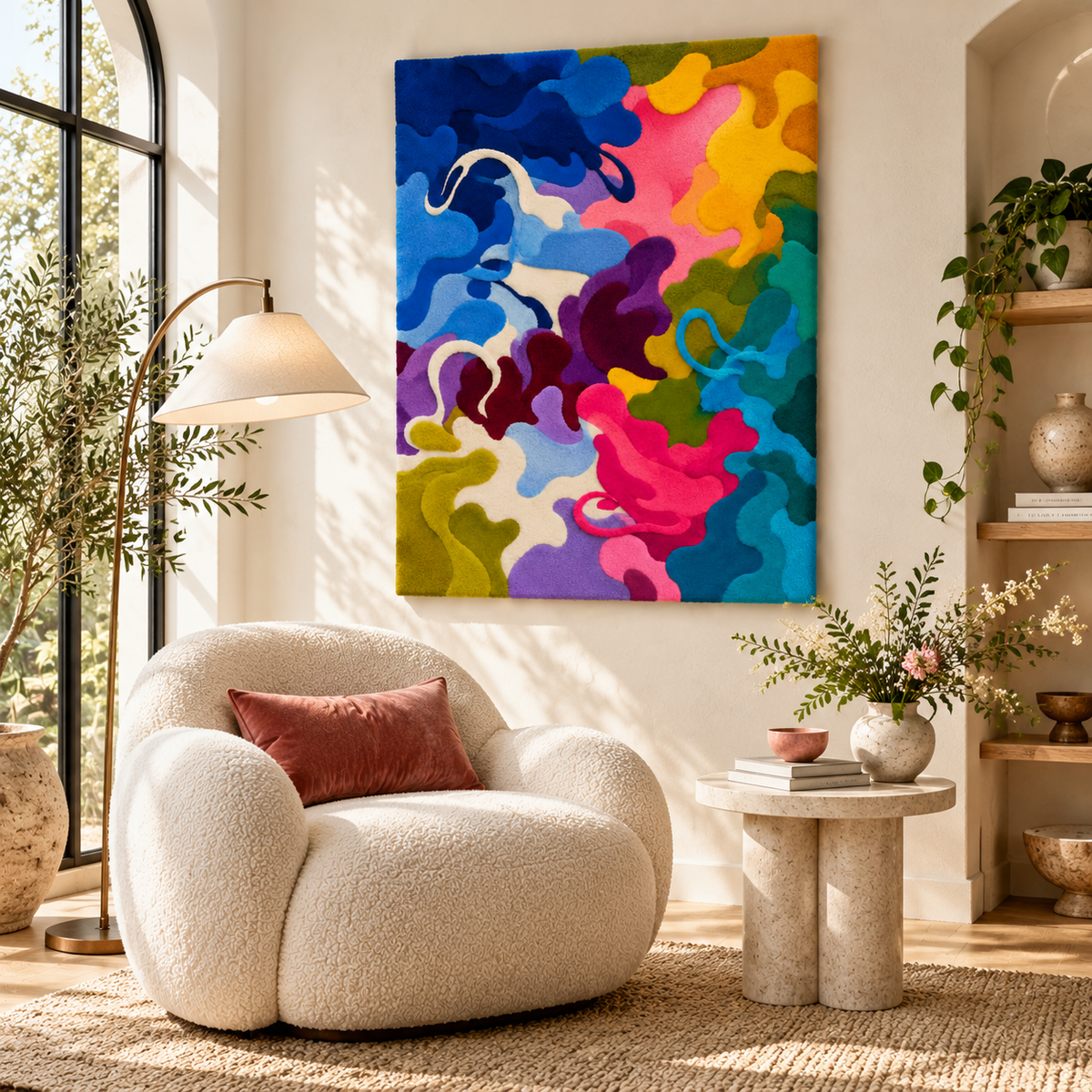 Chromatic Estuary by Isabelle Breitkopf — room setting