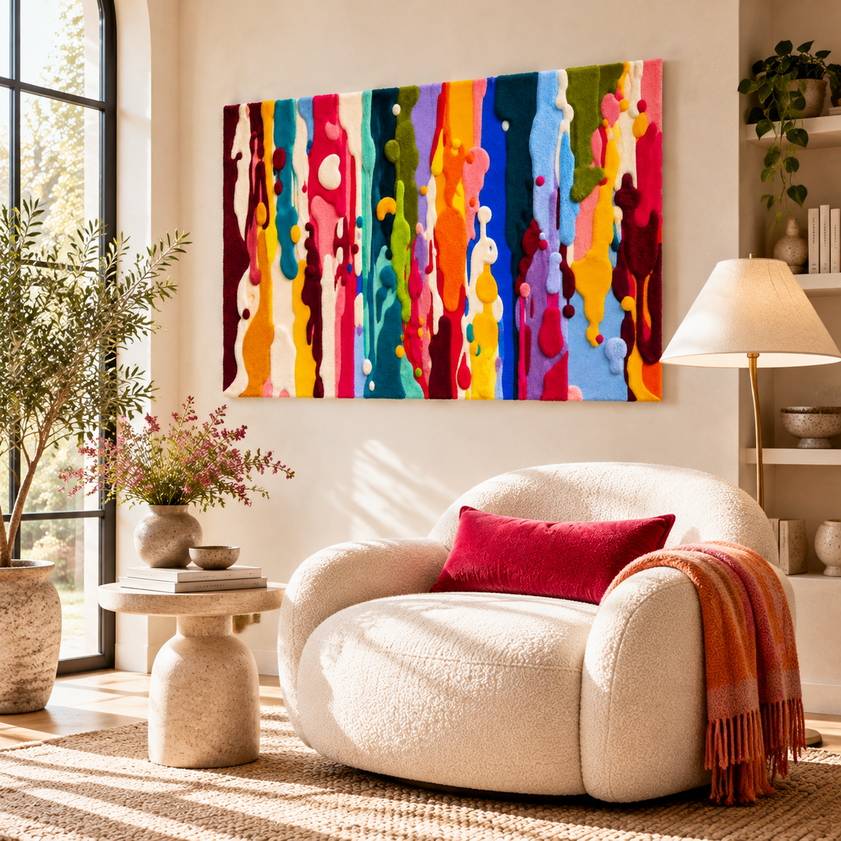 Chromatic Rain by Isabelle Breitkopf — room setting