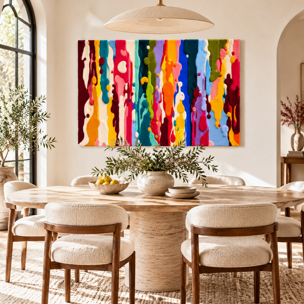 Chromatic Rain by Isabelle Breitkopf — room setting