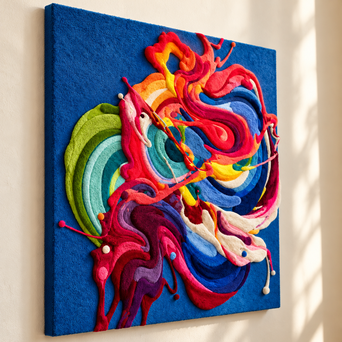 Electric Current by Isabelle Breitkopf — angled relief view