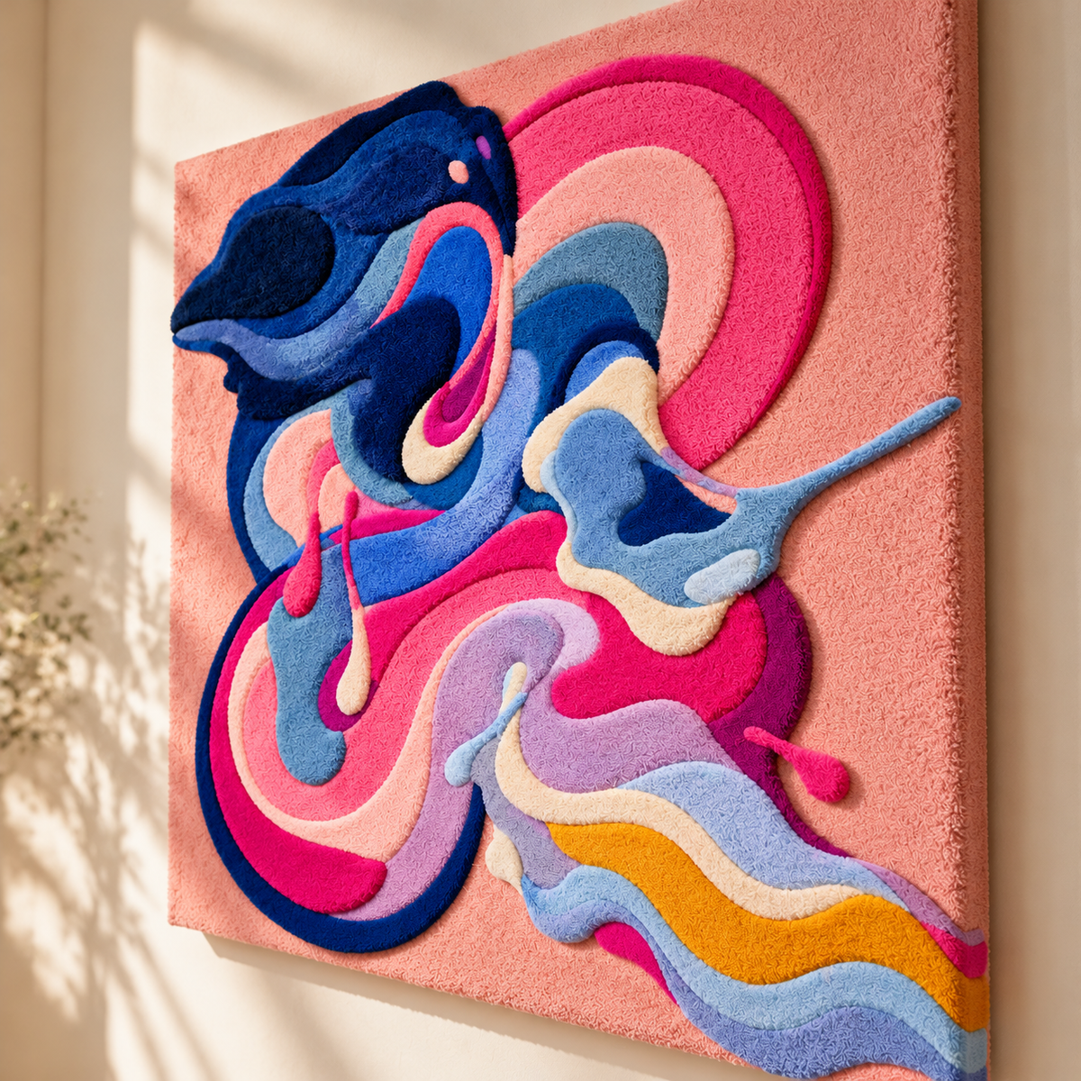 Indigo Daydream by Isabelle Breitkopf — angled relief view