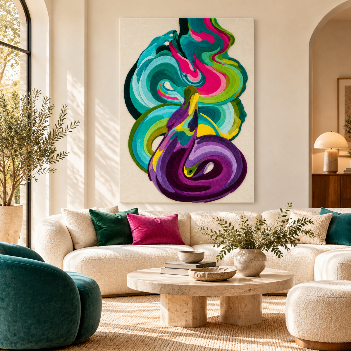 Lagoon Rhapsody by Isabelle Breitkopf — front-facing room scene [room-front]