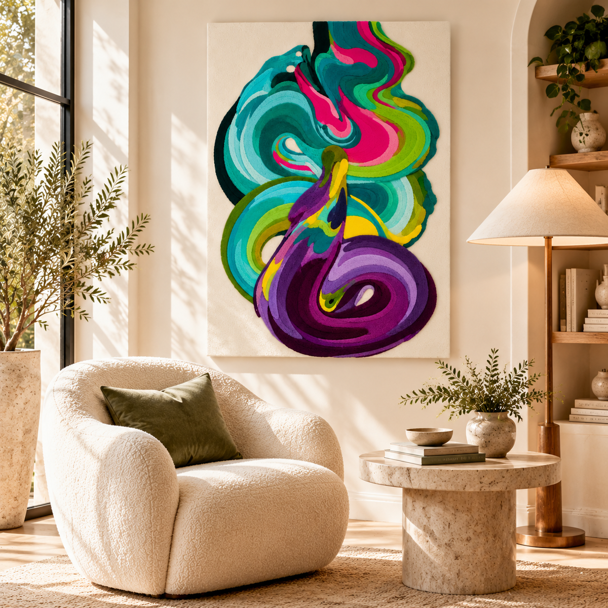 Lagoon Rhapsody by Isabelle Breitkopf — room setting